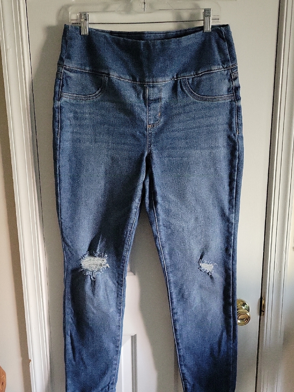 Sonoma Blue Distressed Stretch Jeggings